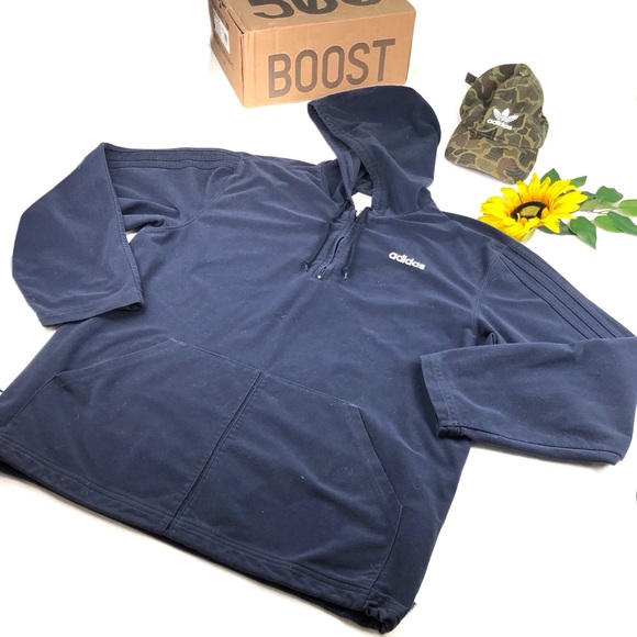 adidas Other - Adidas Velour like Pull Over 1/4 zip spell out L